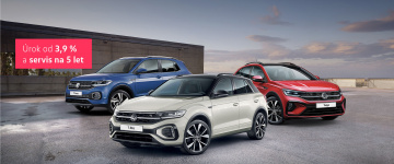 VW SUV modely s úrokem od 3,9 %